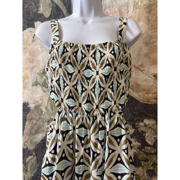 New Anthropologie The Piper Bandeau Cutout Jumpsuit Sz Medium - Picture 6 of 9